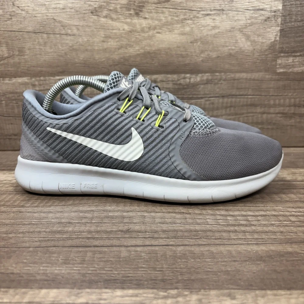 Nike Free RN CMTR Gray Womens US Size 7 EUR 38 831511-003 Running Shoes